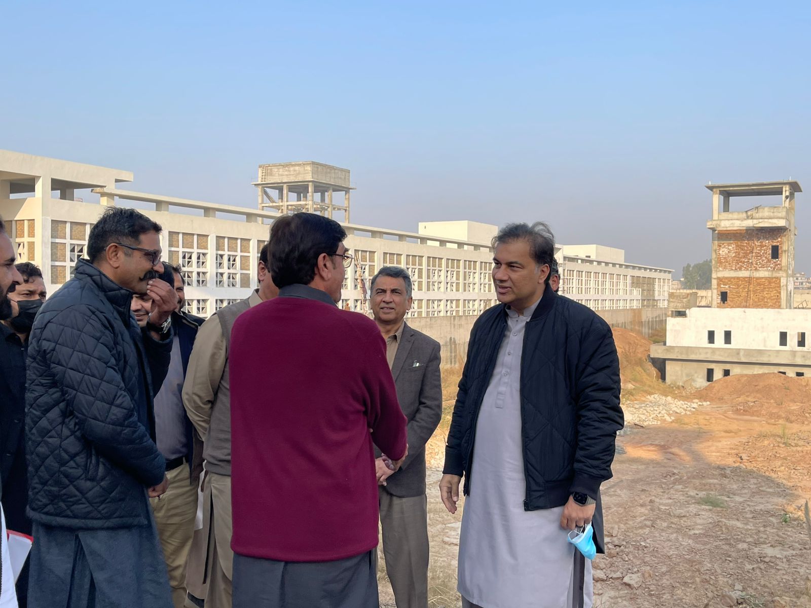 Chairman CDA Inspects Ongoing Construction at Islamabad Model Jail