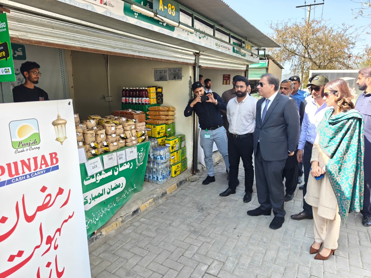 Chairman CDA and Chief Commissioner Islamabad, Muhammad Ali Randhawa,  Inaugurates Women’s Ramadan Sahulat Bazaar in G-11