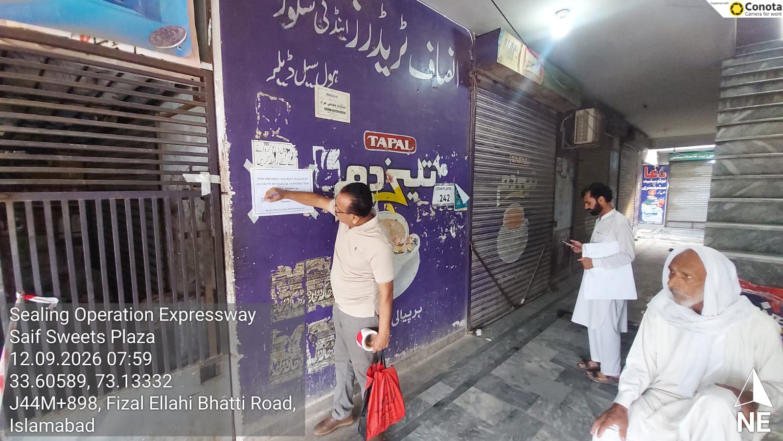 CDA Continues Comprehensive Operation Against Encroachments, Illegal and Non Conforming Constructions Along Islamabad Expressway Service Road East